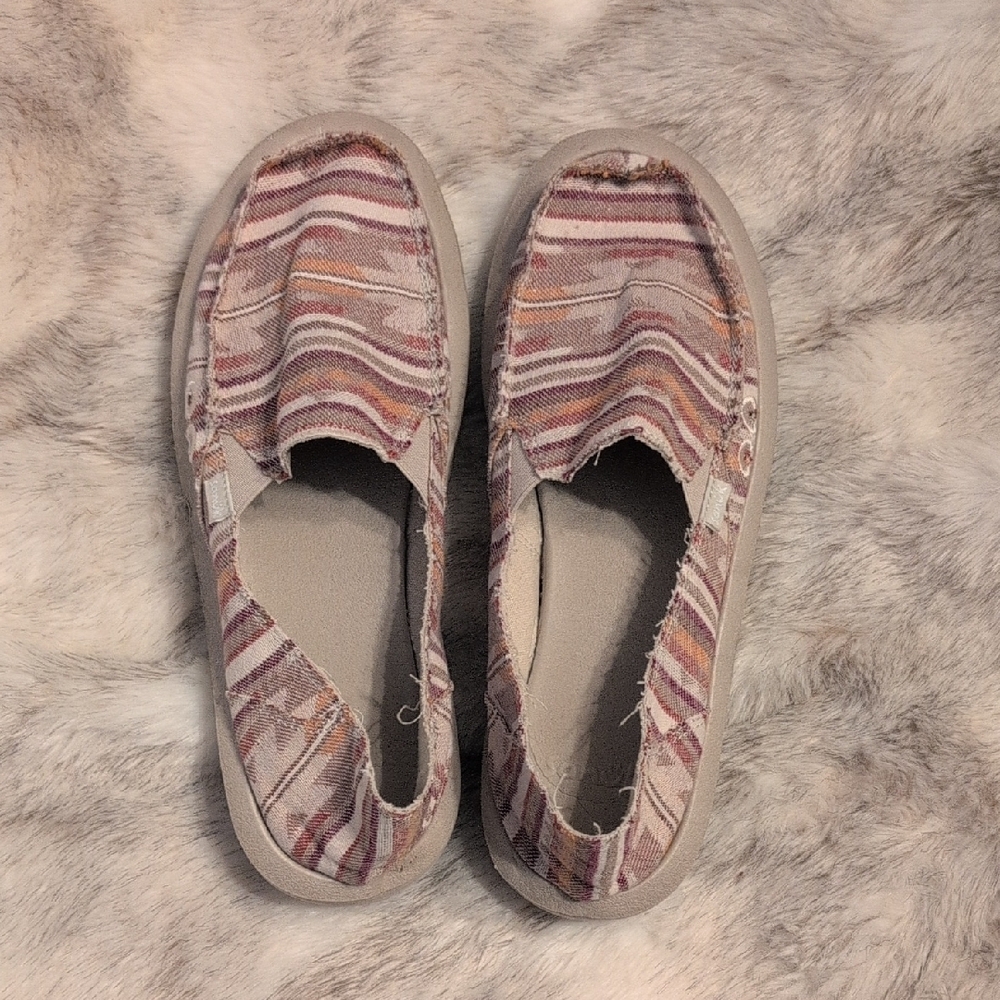 Striped Casual Women's Shoes